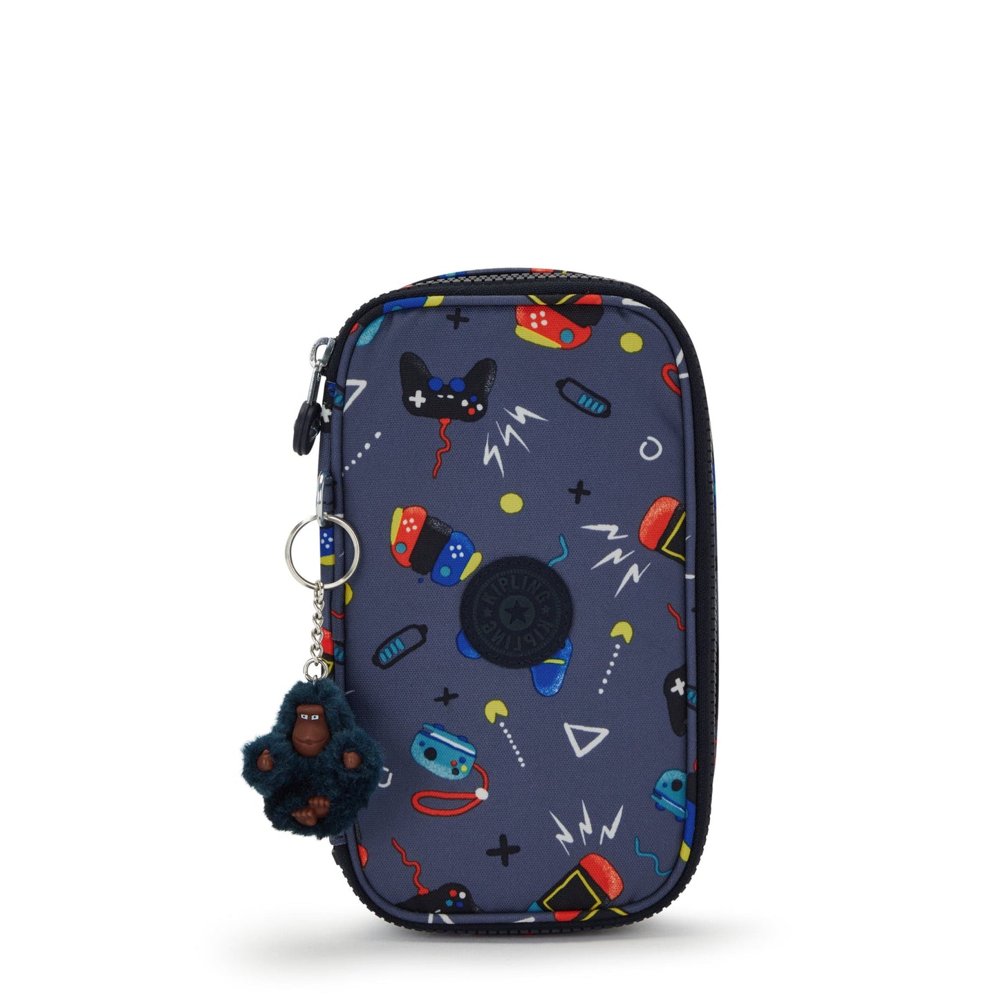 KIPLING-50 Pens-Medium Pencase-Gaming Grey-I3707-T6T