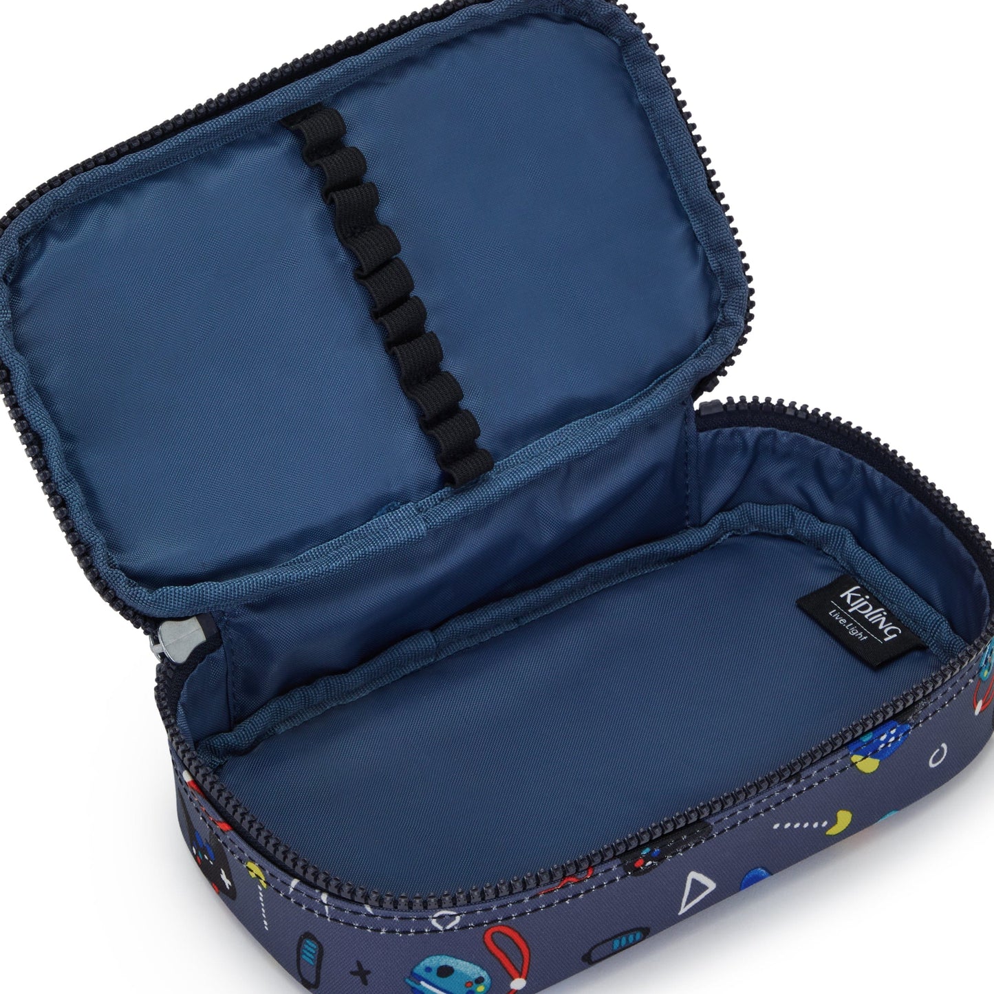 Kipling-50 Pens-Medium Pencase-Gaming Grey-I3707-T6T