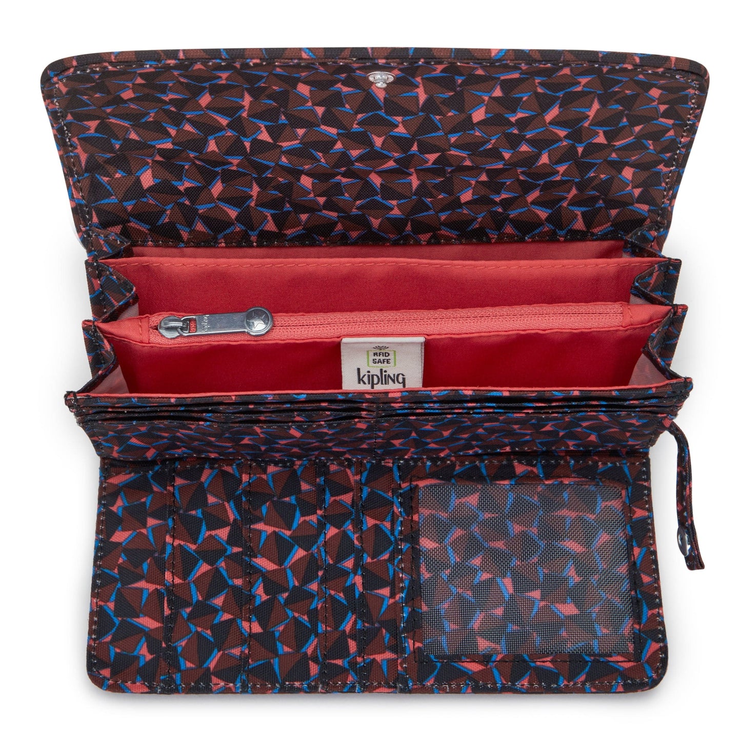 Kipling-Money Land-Large Wallet-Happy Squares-I4437-B3X
