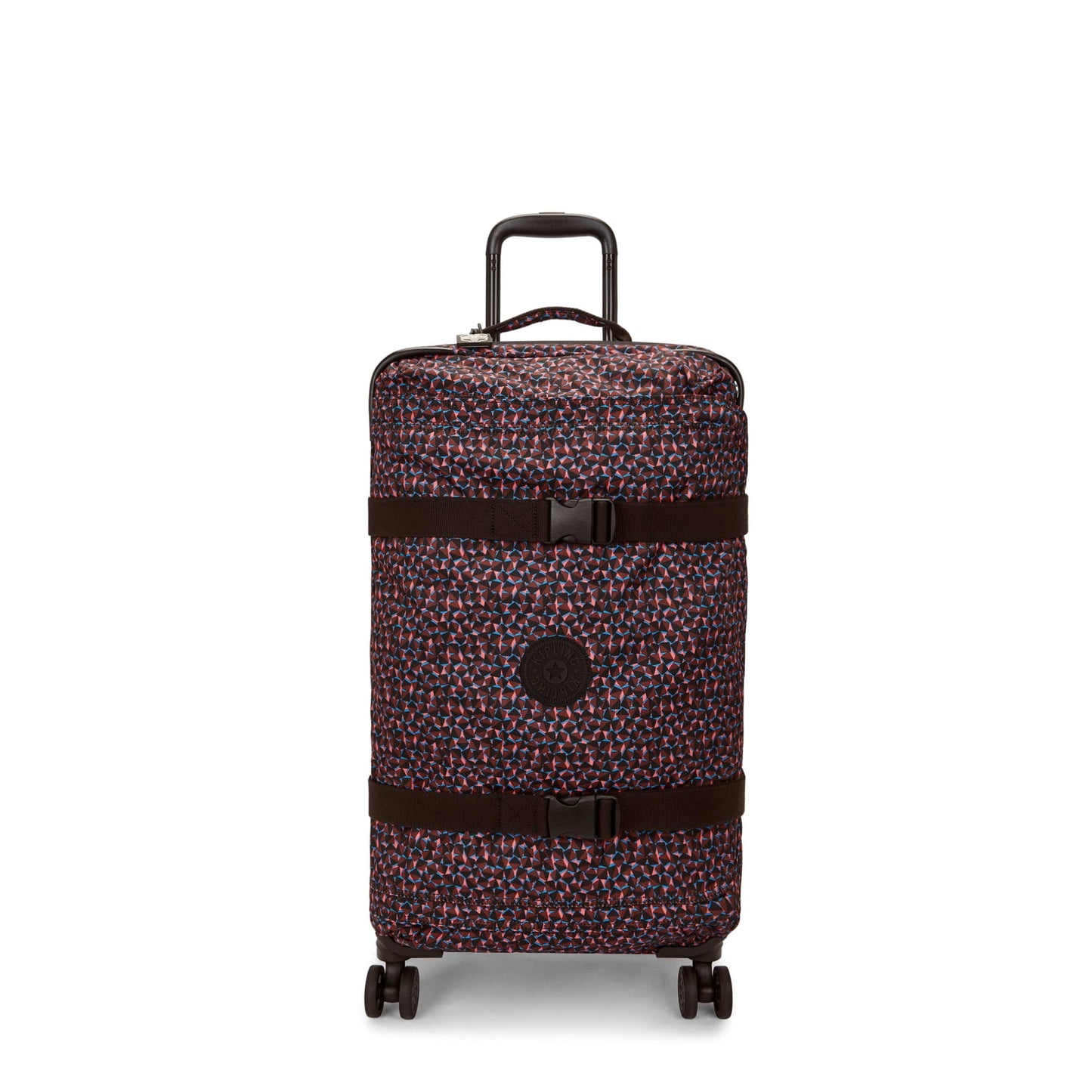KIPLING-Spontaneous M-Medium Wheeled Luggage-Happy Squares-I4556-B3X