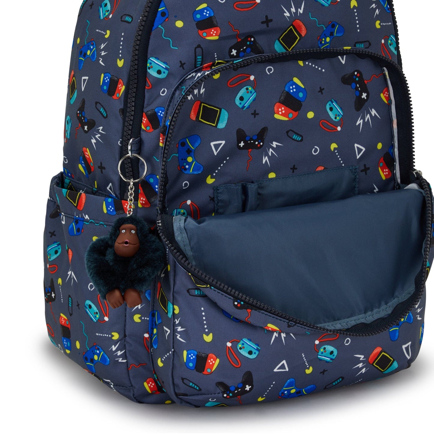Kipling-Seoul-Large Backpack-Gaming Grey-I4851-T6T