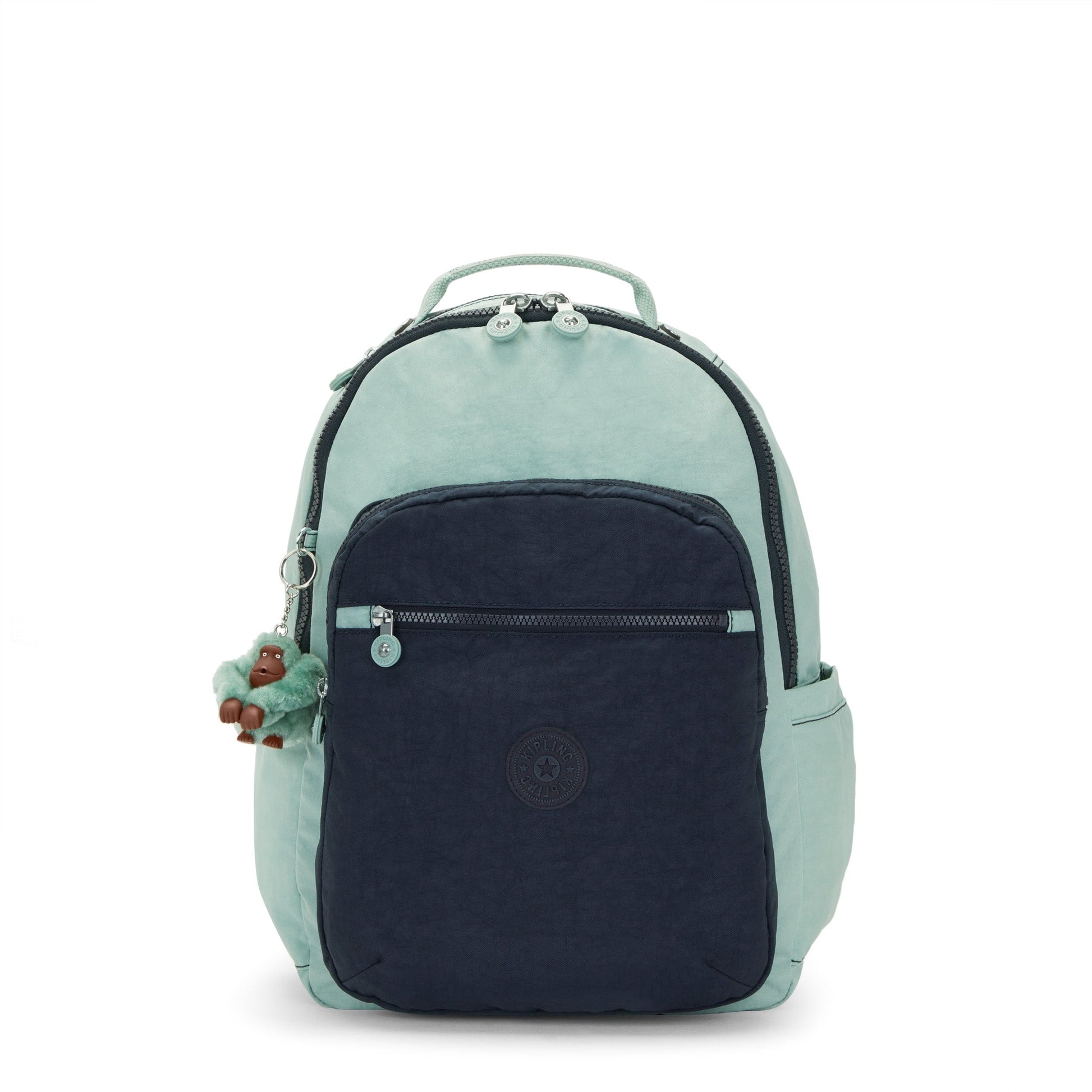 KIPLING-Seoul-Large Backpack-Sea Green Block-I5140-P3W