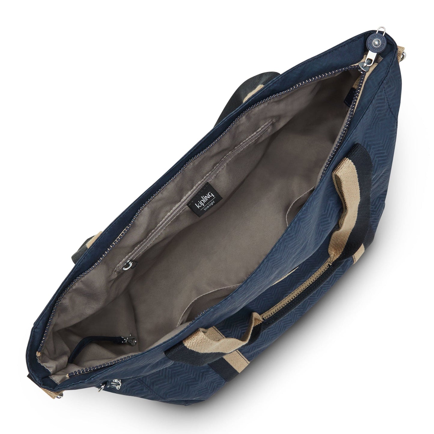 Kipling-Asseni-Large Tote (With Removable Shoulderstrap)-Endless Bl Emb-I5651-Y36