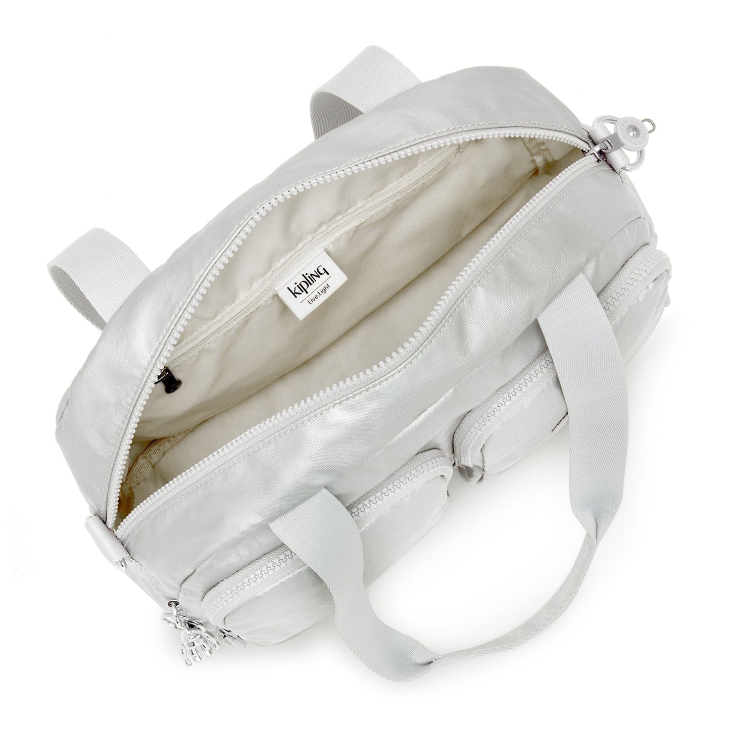 Kipling-Cool Defea-Medium Shoulderbag (With Removable Shoulderstrap)-Bright Metallic-I6017-Qd7