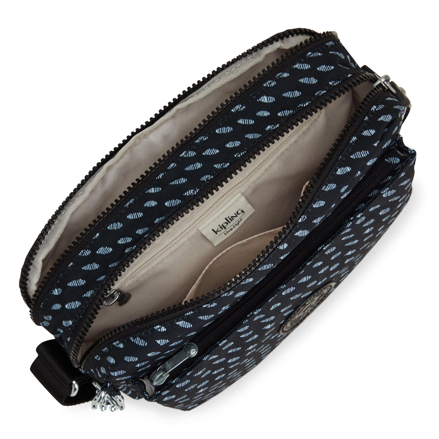 Kipling-Abanu M-Medium Crossbody-Ultimate Dots-I6237-R87