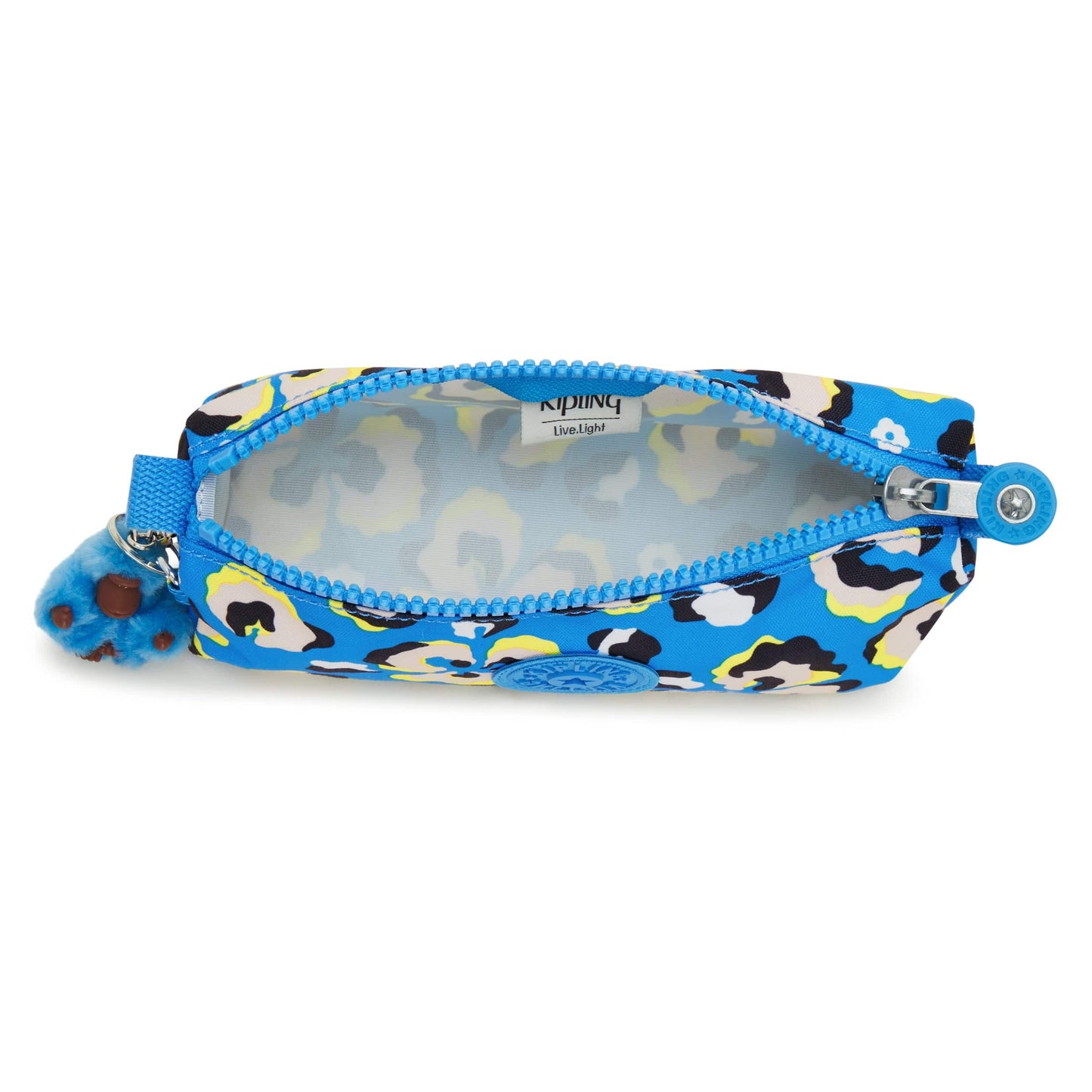 Kipling-Freedom-Medium Pencase-Leopard Floral-I6310-P2A