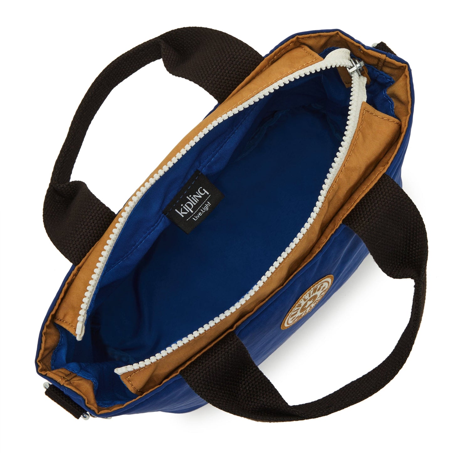 Kipling-Minta-Small Shoulder Bag (With Removable Shoulder Strap)-Duo Blue Beige-I6370-4Ny