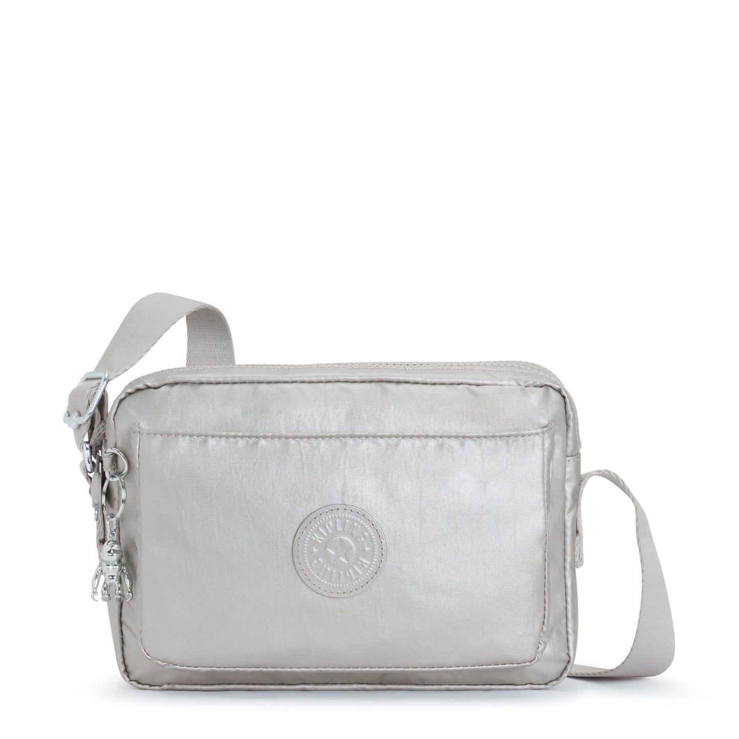 KIPLING-Abanu M-Medium crossbody-Bright Metallic-I6831-QD7