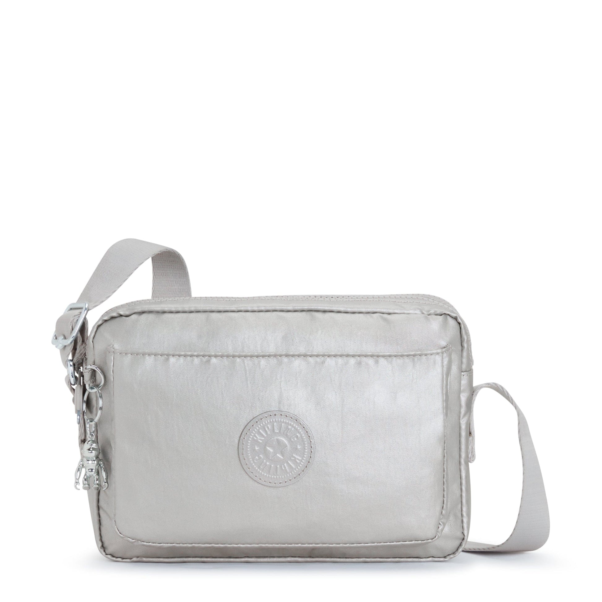 KIPLING-Abanu M-Medium crossbody-Bright Metallic-I6831-QD7