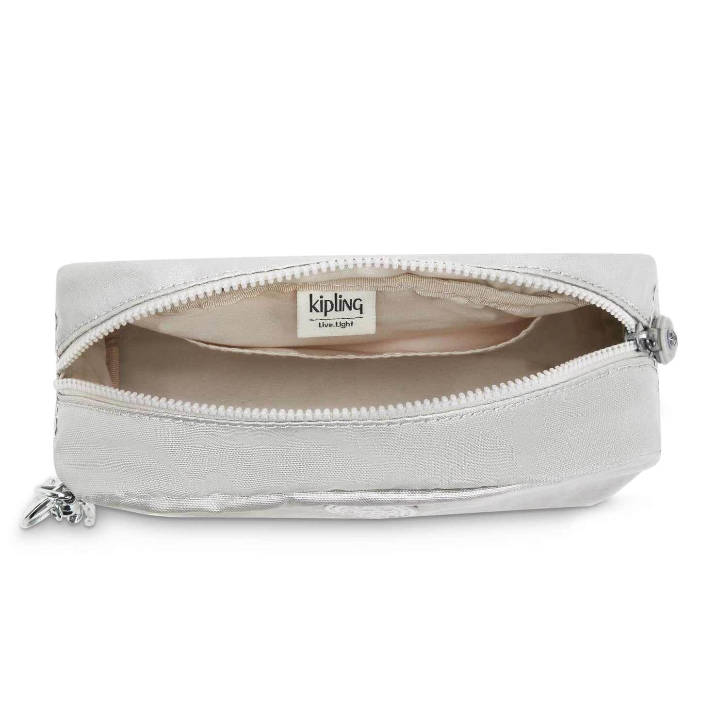 Kipling-Gleam-Medium Pouch-Bright Metallic-I7192-Qd7