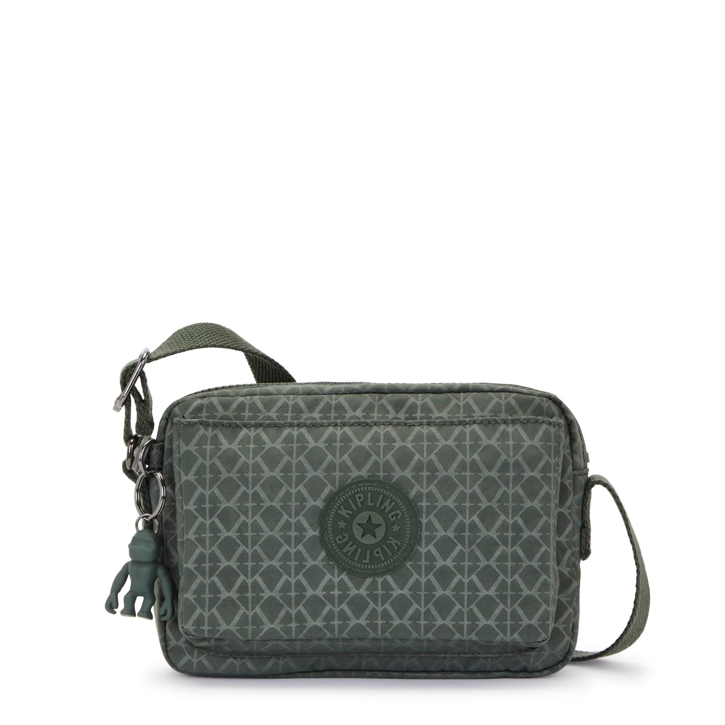 KIPLING-Abanu-Small Crossbody-Sign Green Embosse-I7248-F6C