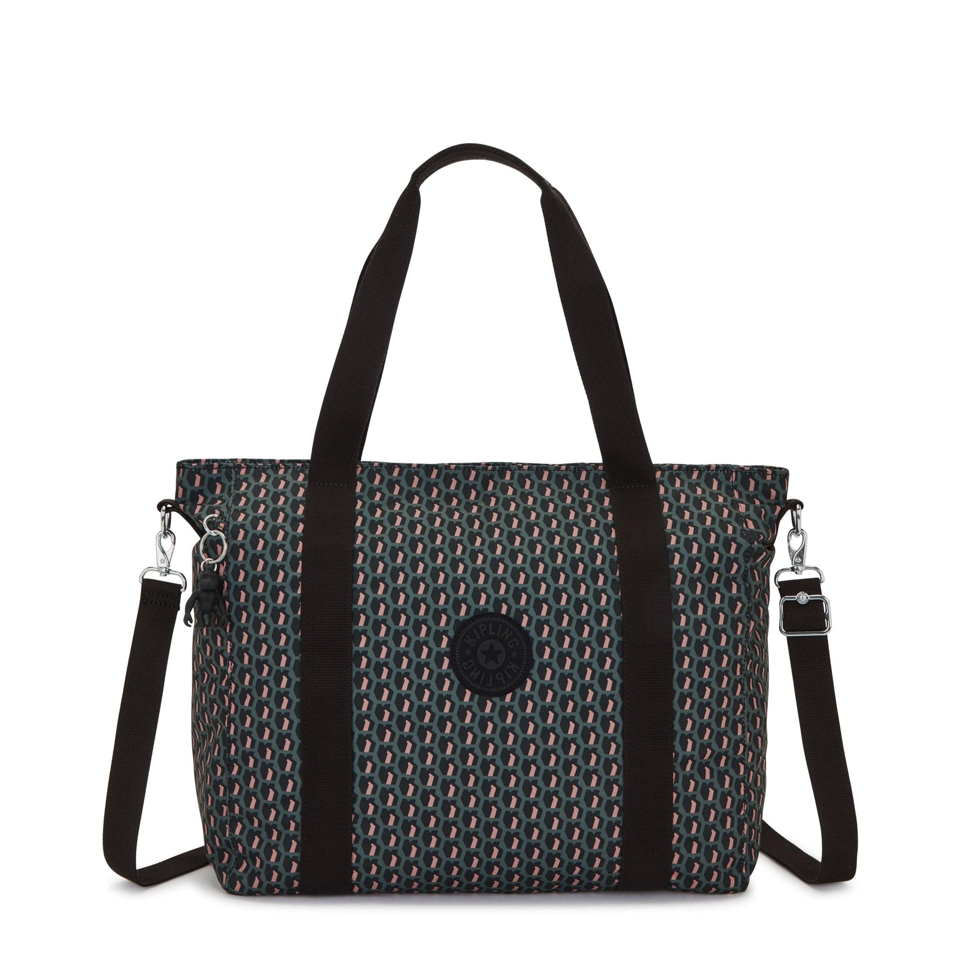 KIPLING-Asseni-Large Tote (With Removable Shoulderstrap)-3D K Pink-I7417-E1A