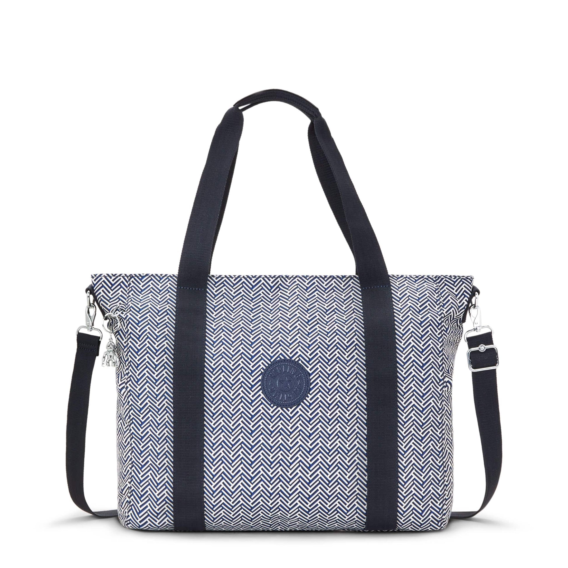 KIPLING-Asseni-Large Tote (with removable shoulderstrap)-Urban Chevron-I7417-V44