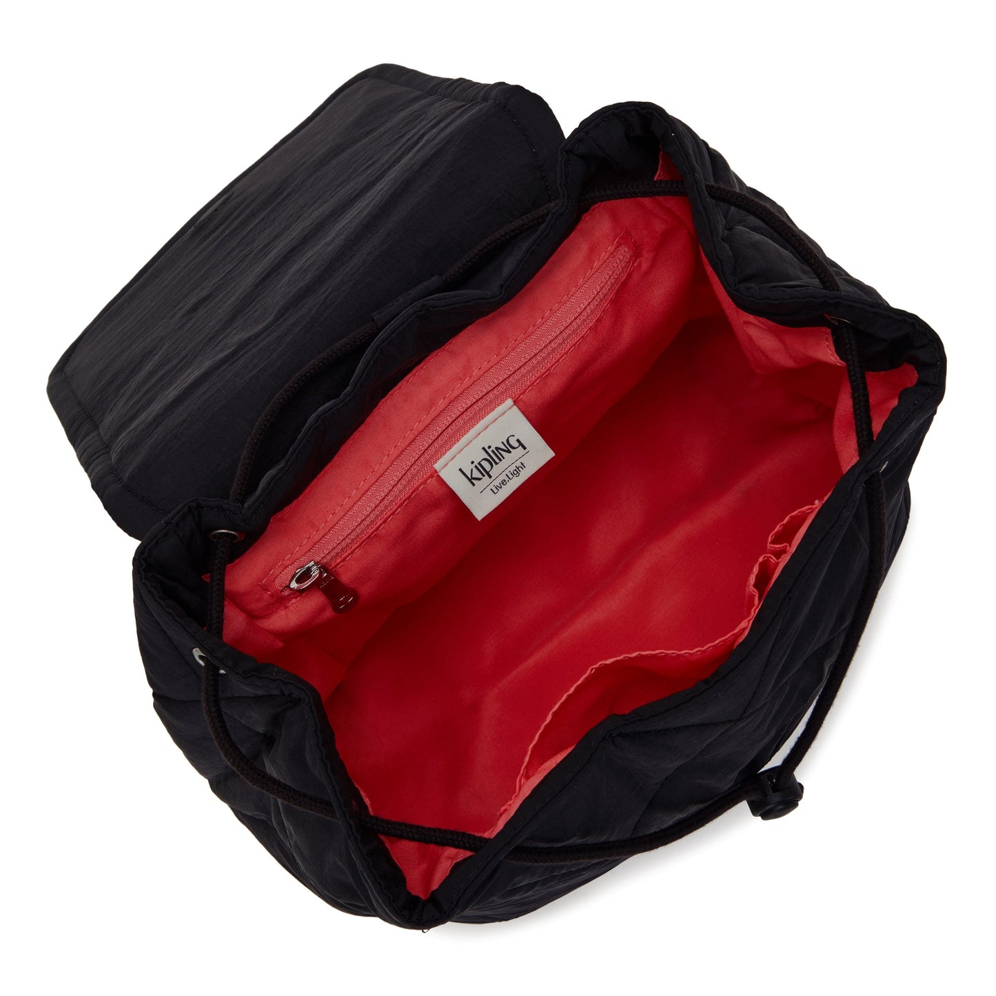 Kipling-Adino-Small Backpack-Cosmic Black Quilt-I7510-95R