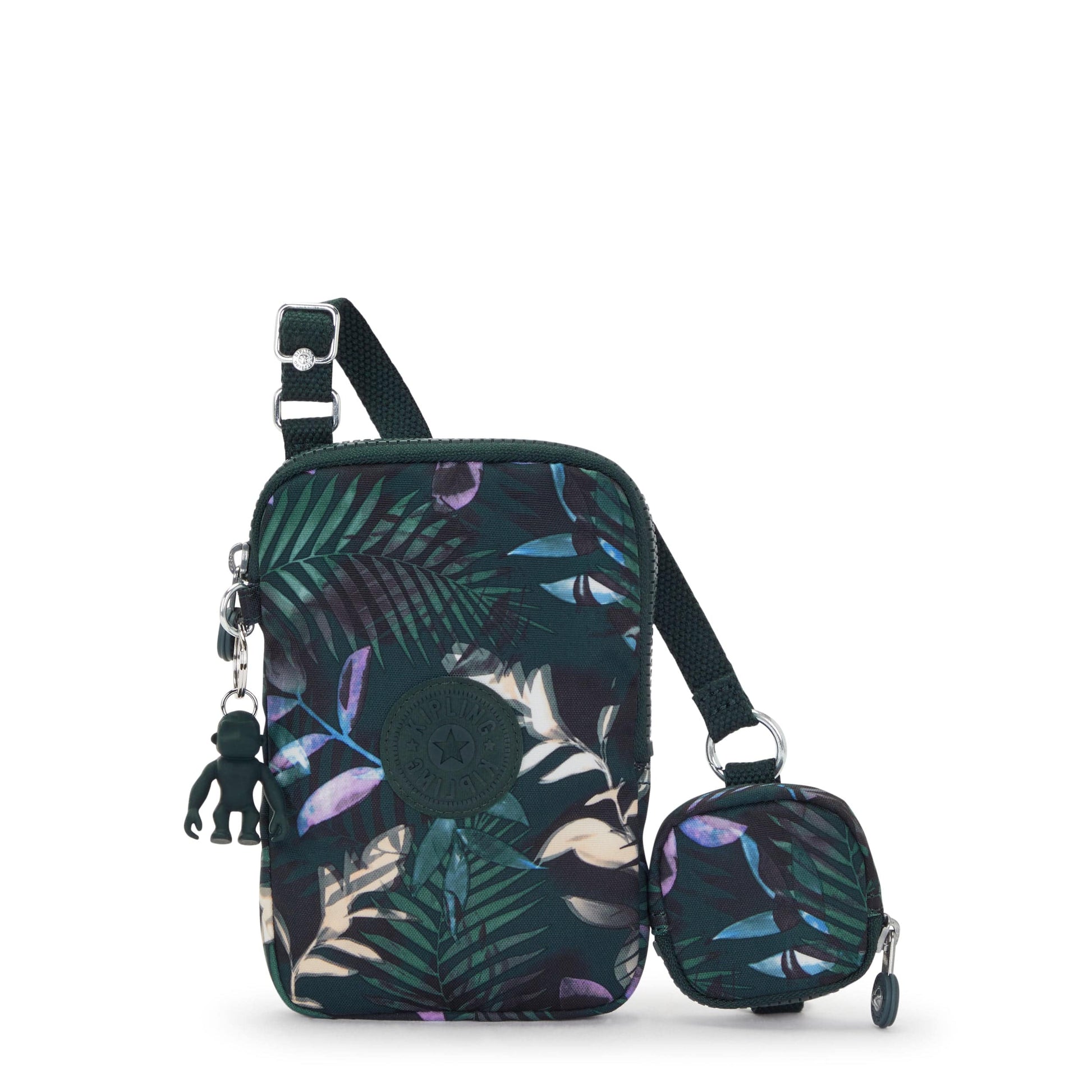 KIPLING-Elvin-Phone Bag (With Extra Pouch)-Moonlit Forest-I7518-K9T
