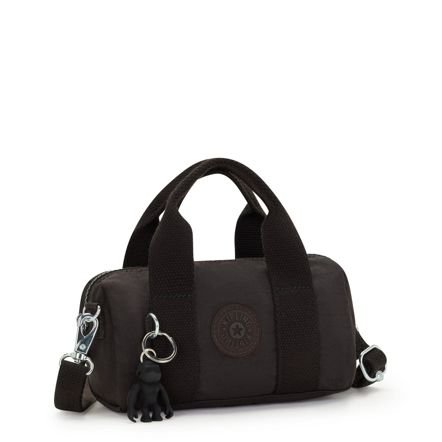 Kipling-Bina Mini-Small Handbag (With Detatchable Straps)-Nostalgic Brown-I7614-G1R