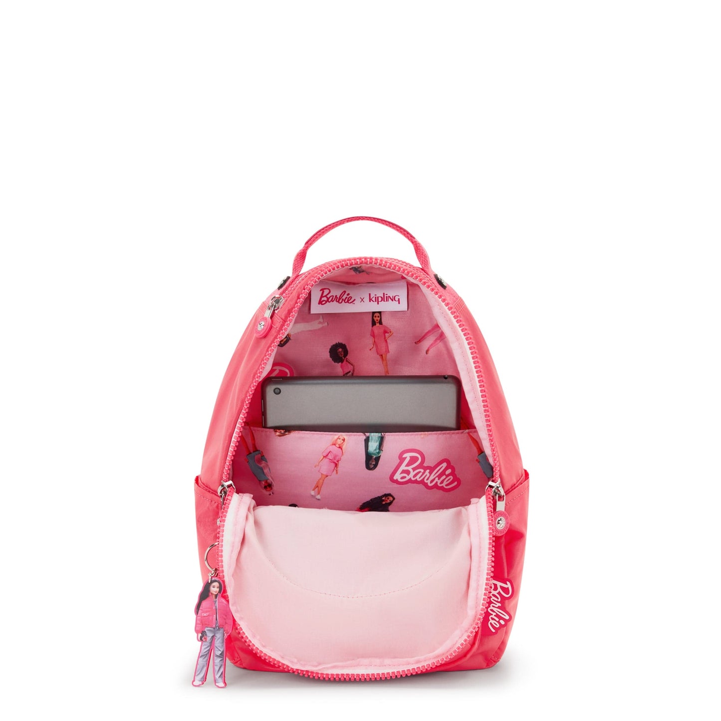 Kipling-Seoul S-Small Backpack (With Laptop Protection)-Lively Pink-I7743-B1R