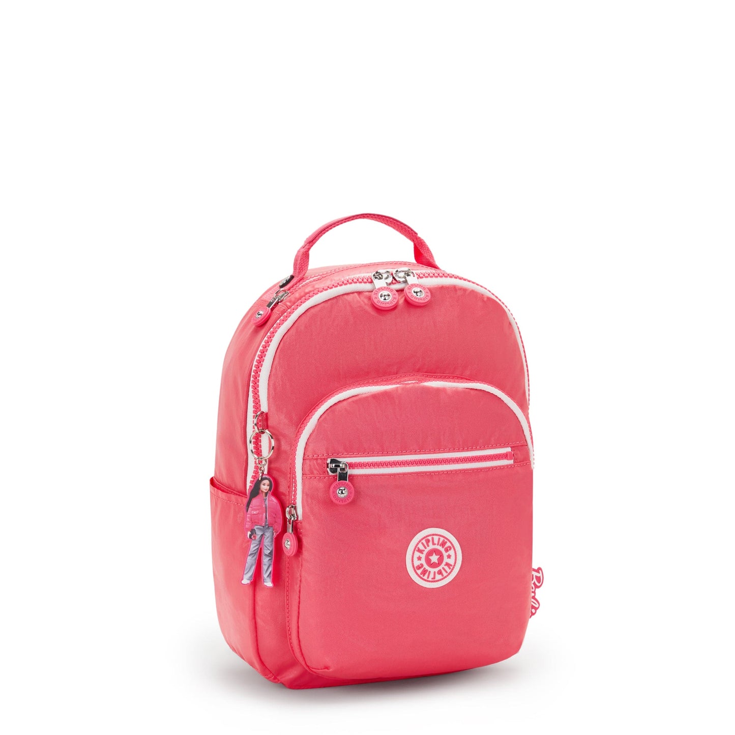 Kipling-Seoul S-Small Backpack (With Laptop Protection)-Lively Pink-I7743-B1R