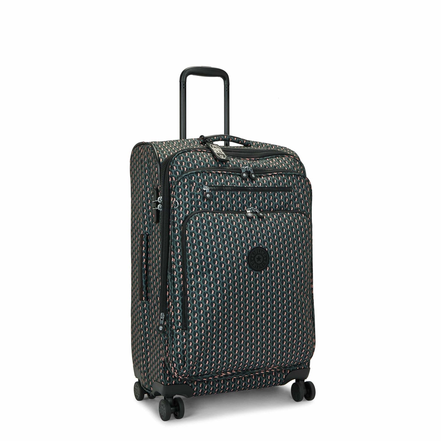 Kipling-New Youri Spin M-Medium Expandable Spinner-3D K Pink-I7788-E1A