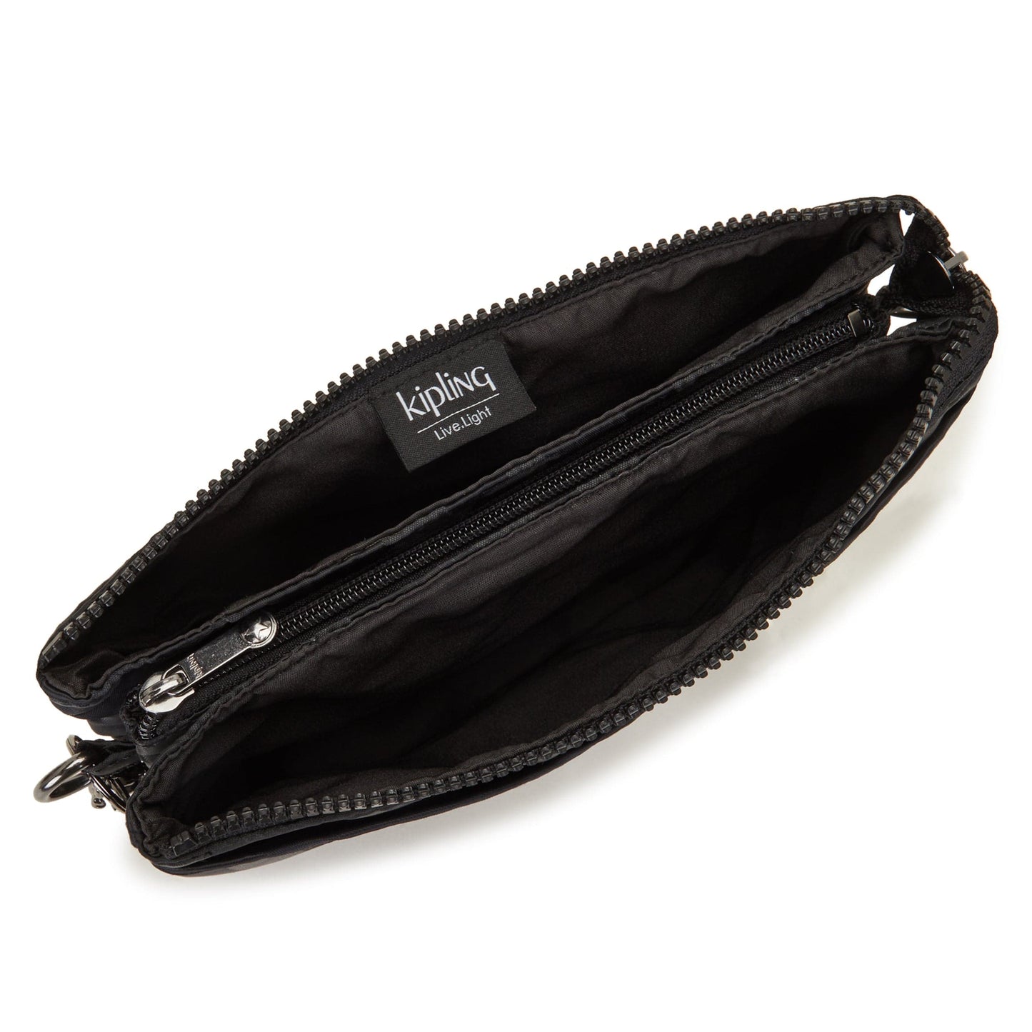 Kipling-Riri-Small Crossbody (With Removable Strap)-Black 3D K Jacquard-I7803-2Nw