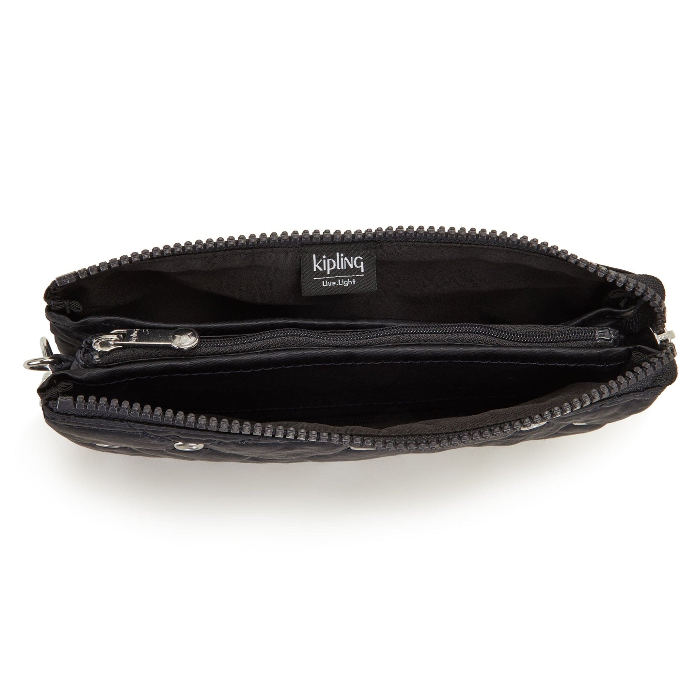 Kipling-Creativity Xl-Extra Large Purse (With Wristlet)-Eyelet Black-I7841-2Hc