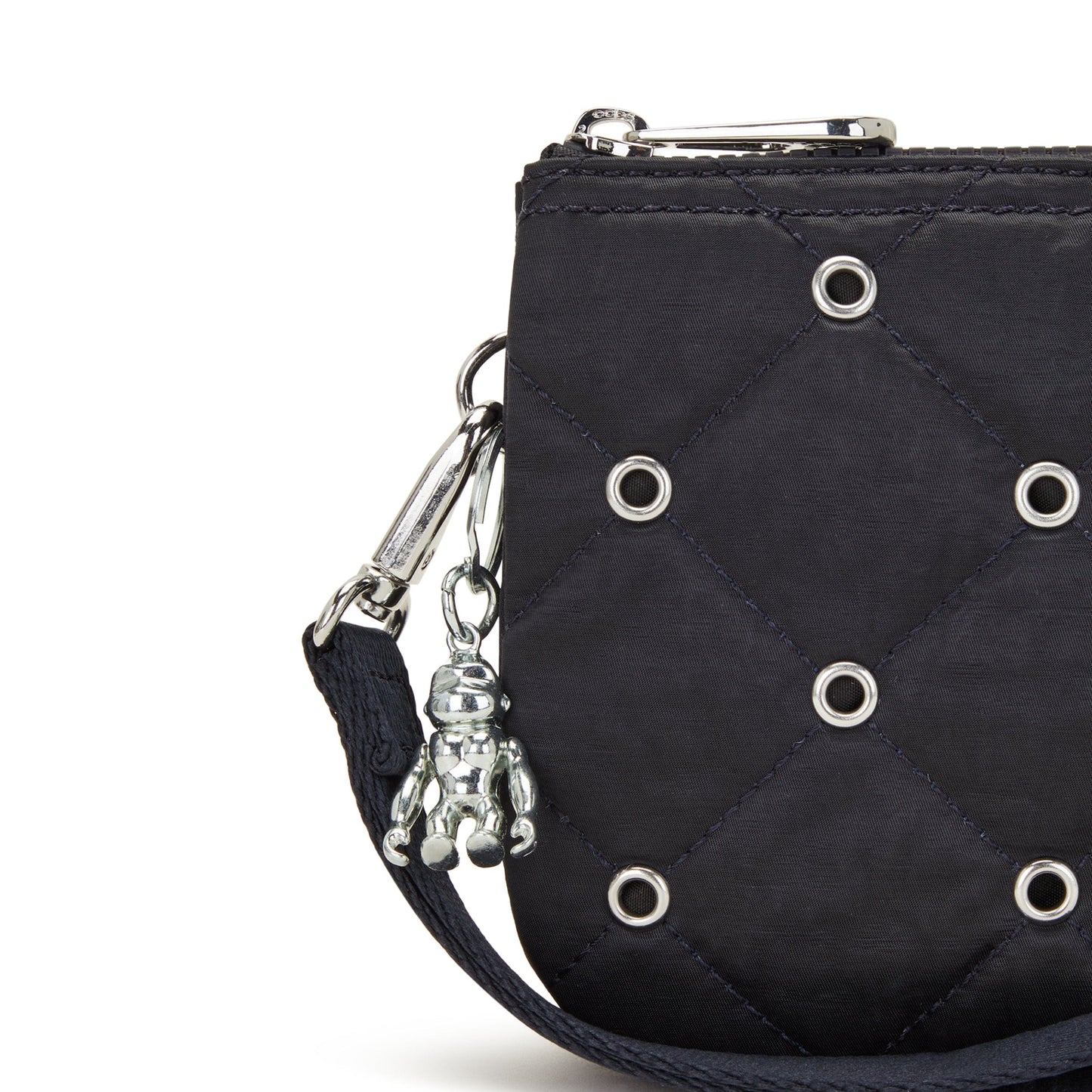Kipling-Creativity Xl-Extra Large Purse (With Wristlet)-Eyelet Black-I7841-2Hc