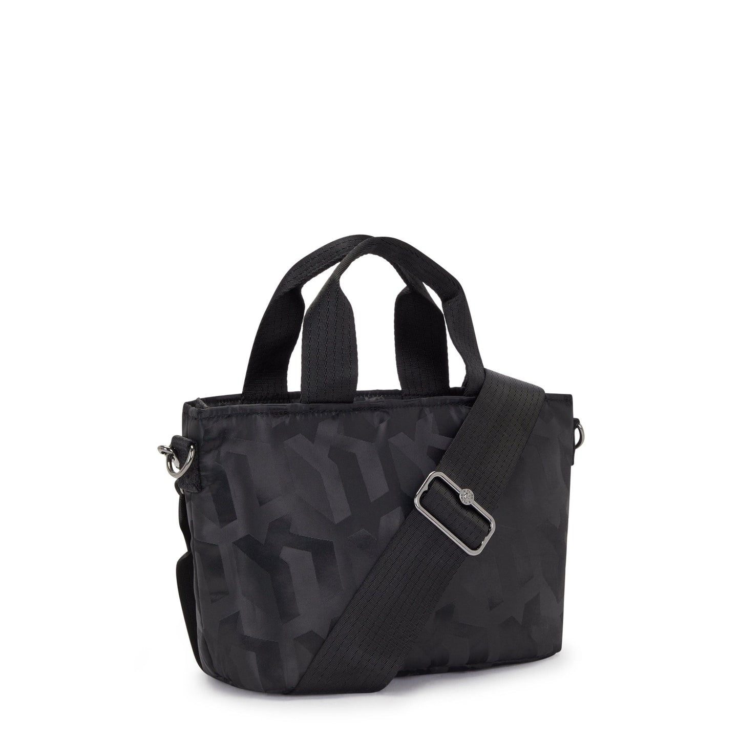 Kipling-Minta-Small Shoulder Bag (With Removable Shoulder Strap)-Black 3D K Jacquard-I7968-2Nw