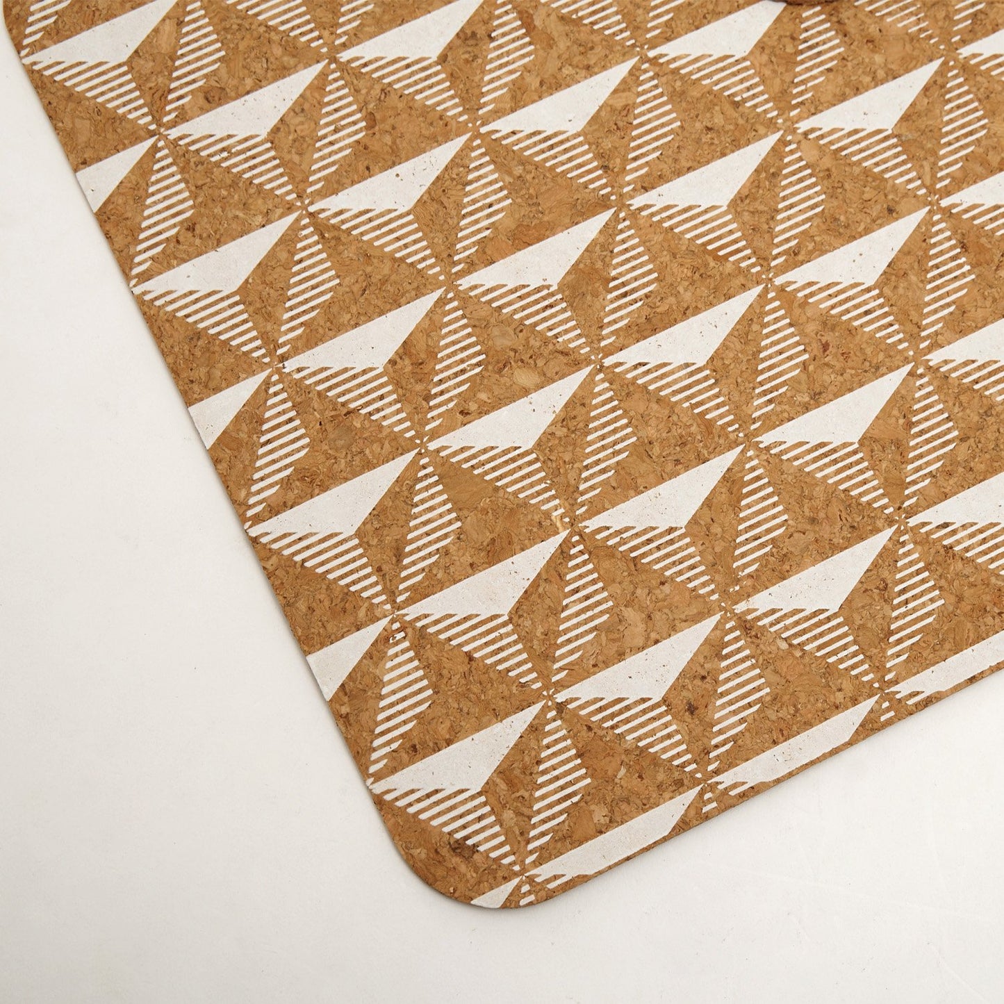 Ladelle Danni White Printed Cork 4Pk Placemat - 49317