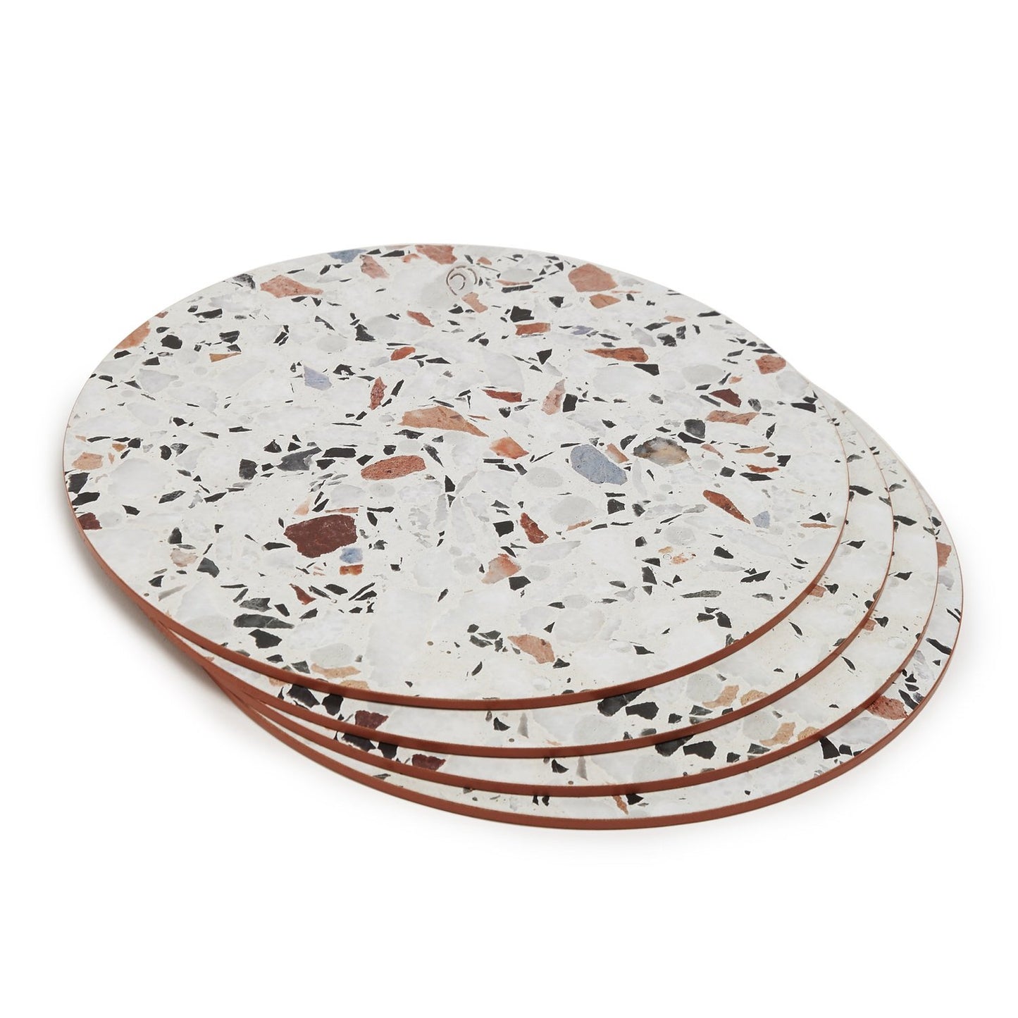 Ladelle Terrazzo Hardboard Placemat - Set Of 4 - 49634