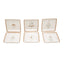 L'Atelier Fb Dress Square Plate Set - 11.4 X 11.4 Cm, 6 Pieces - Tc 4713 014