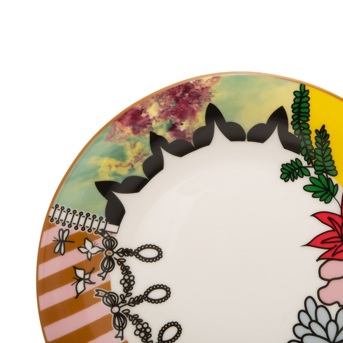 L'atelier FB Design Coupe Shape Dinner Plate Set - 26.5 x 26.5 cm, 6 Pieces - TC 4719 016 - Jashanmal Home
