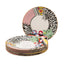 L'Atelier Fb Design Coupe Shape Salad Plate Set - 23 X 23 Cm, 6 Pieces - Tc 4719 017
