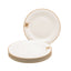 L'Atelier Fb Embroidery Coupe Shape Dinner Plate Set - 26.5 X 26.5 Cm, 6 Pieces - Tc 4715 010
