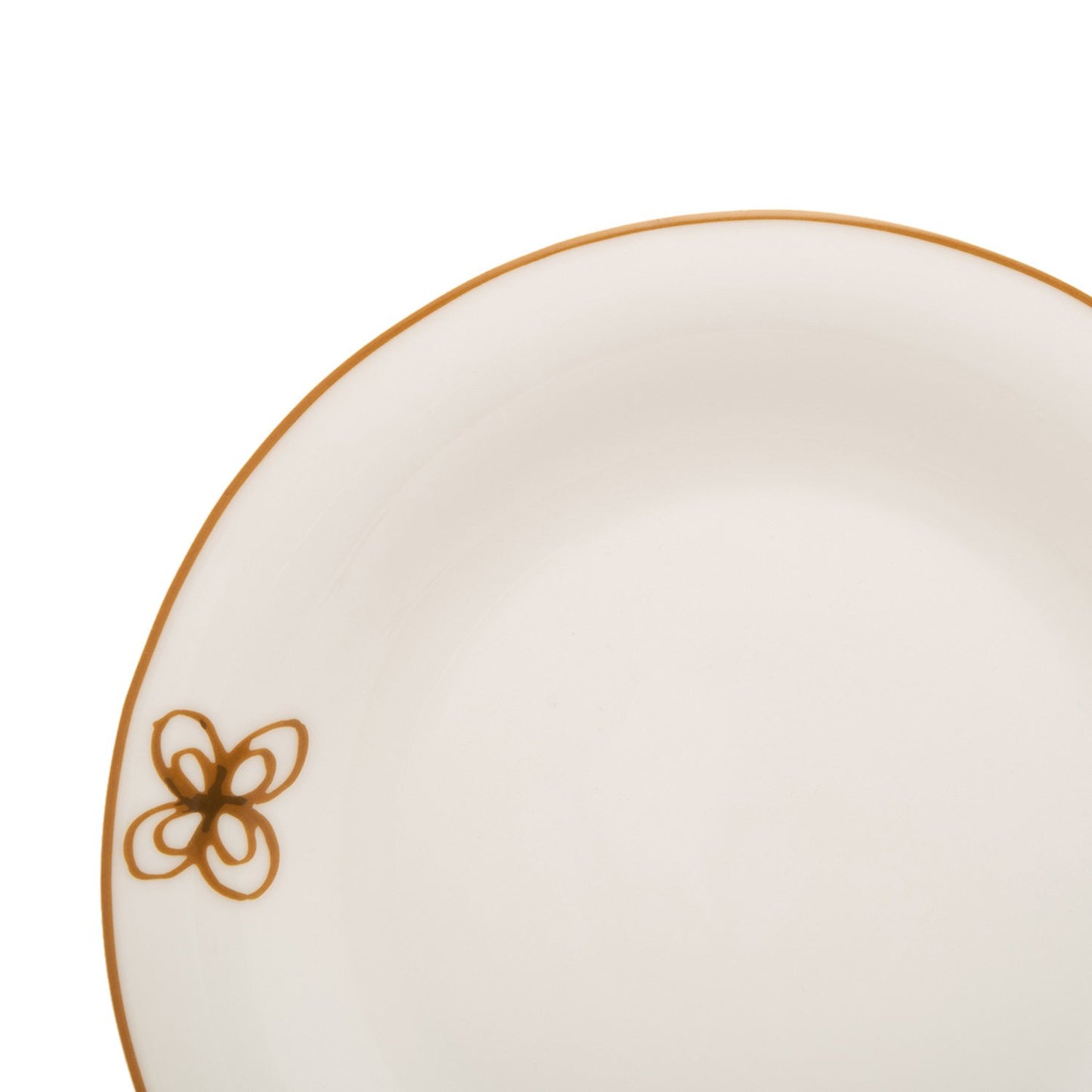 L'atelier FB Embroidery Coupe Shape Dinner Plate Set - 26.5 x 26.5 cm, 6 Pieces - TC 4715 010 - Jashanmal Home