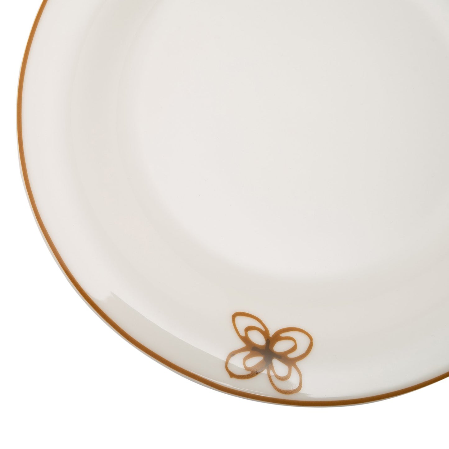 L'atelier FB Embroidery Coupe Shape Dinner Plate Set - 26.5 x 26.5 cm, 6 Pieces - TC 4715 010 - Jashanmal Home