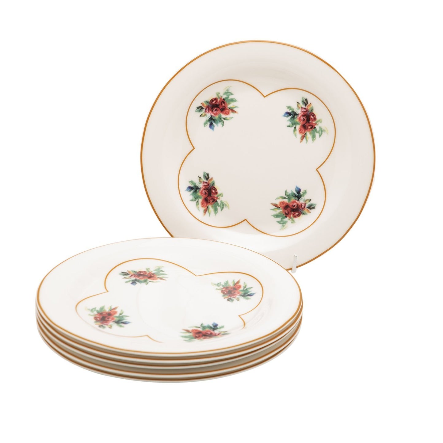 L'atelier FB Pastel Coupe Shape Dinner Plate Set - 26.5 x 26.5 cm, 6 Pieces - TC 4717 010 - Jashanmal Home