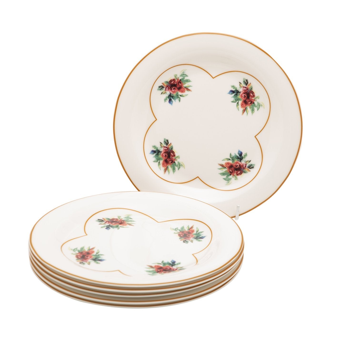 L'atelier FB Pastel Coupe Shape Dinner Plate Set - 26.5 x 26.5 cm, 6 Pieces - TC 4717 010 - Jashanmal Home