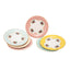 L'Atelier Fb Pastel Coupe Shape Salad Plate Set - 23 X 23 Cm, 6 Pieces - Tc 4717 011