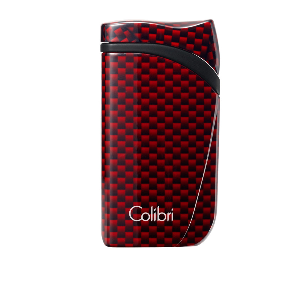 COLIBRI LIGHTER FALCON CARBON FIBER RED