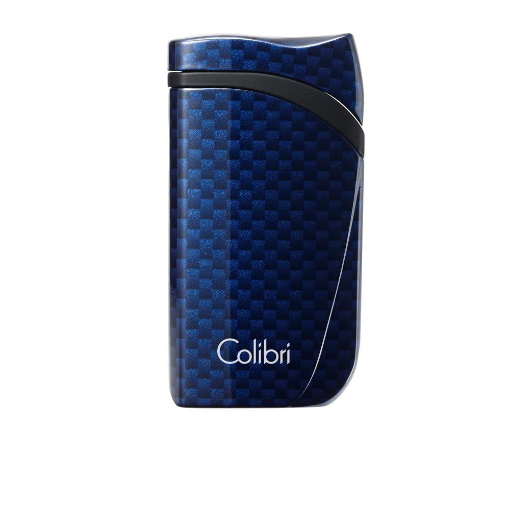 COLIBRI LIGHTER FALCON CARBON FIBER BLUE