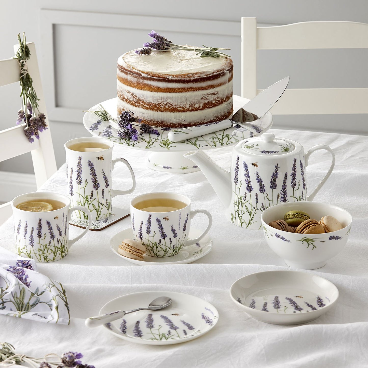 Ashdene Lavender Fields Side Plate Set Of 4 - 519005