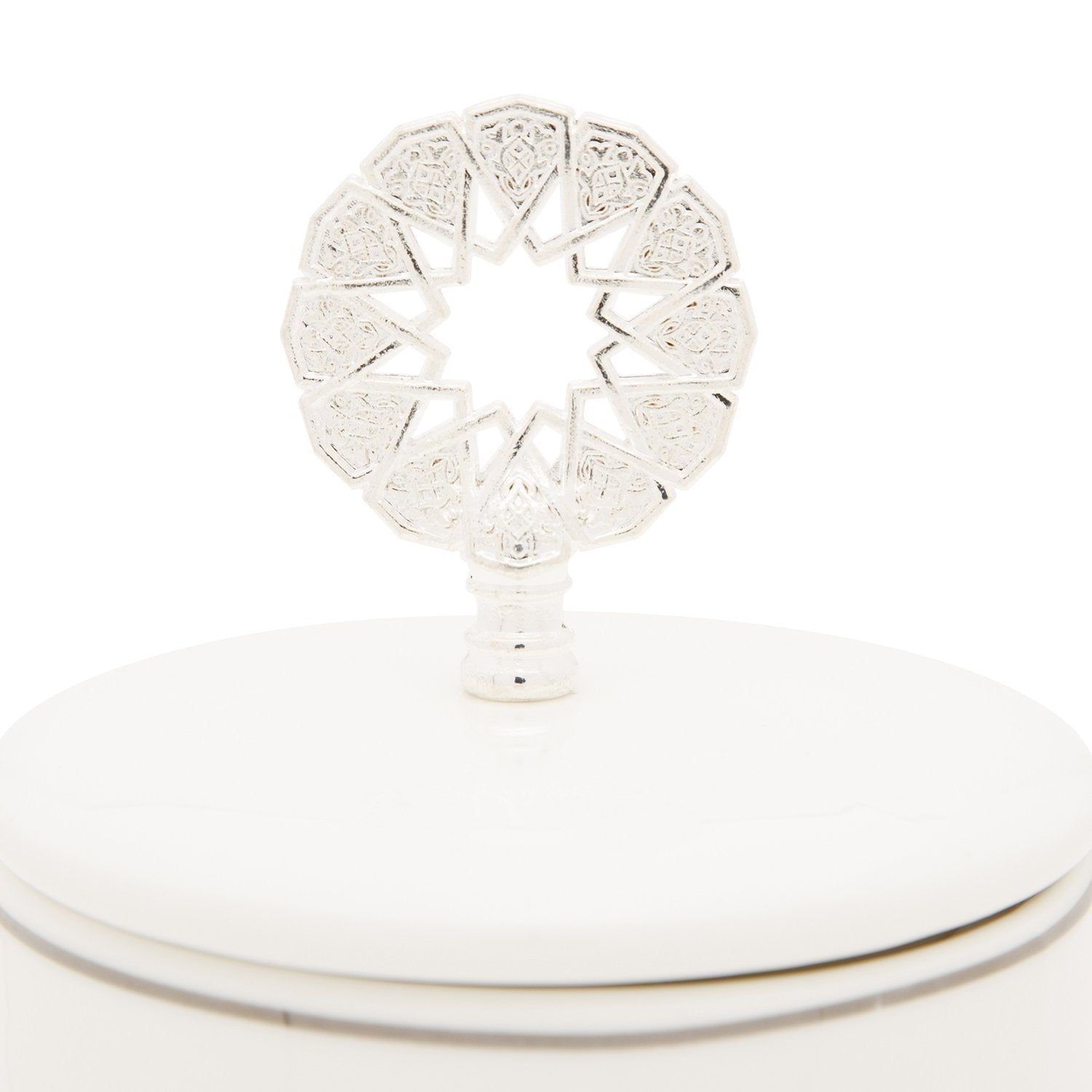 Otantik TW3002-S Date Bowl Set - White and Silver, 3 Piece - TW3002-S - Jashanmal Home