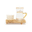 Otantik 19Pc Turkish Tea Set With Cawa Cup  & Tray - Qc1047-1W - Qc1047-1W