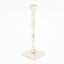 Panache Deco Alum Candle Holder 9.75 Nickel - 00120