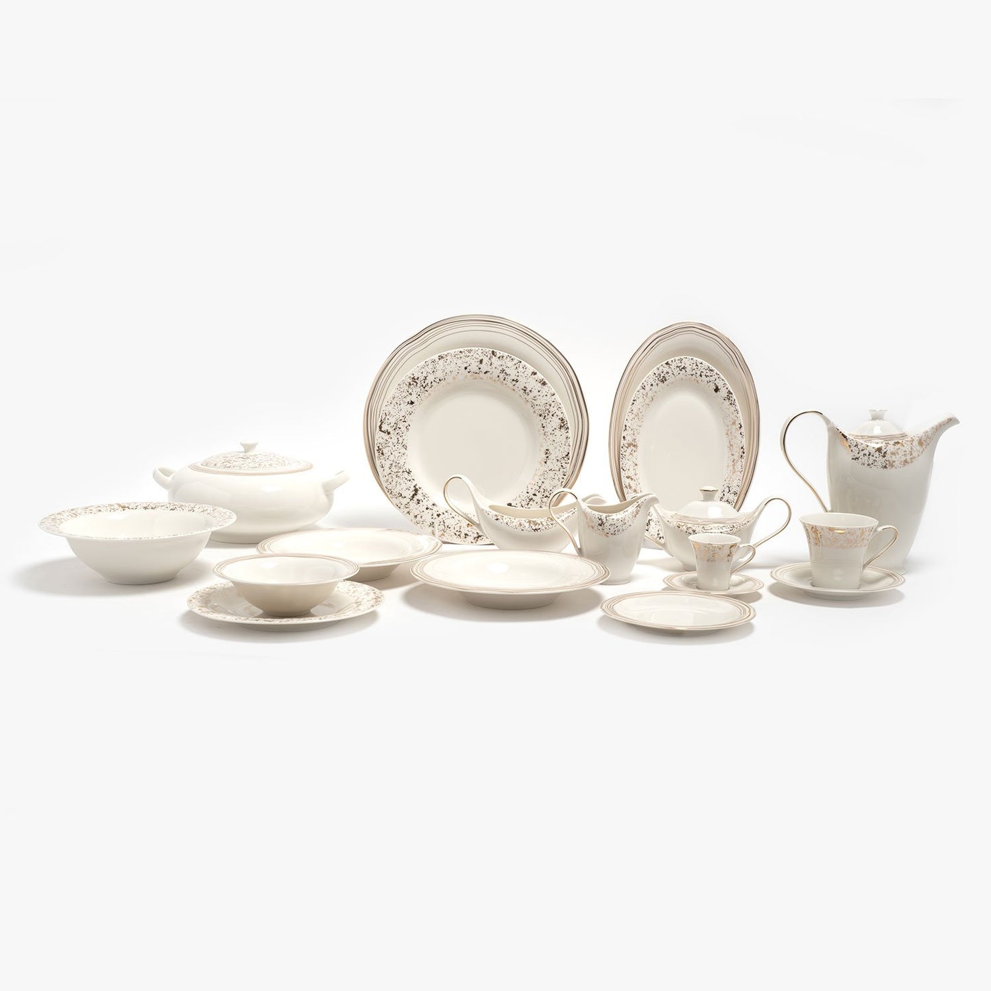 Porland Porselen Bohemian Dinner Set - 85 Piece - 04Alm004205