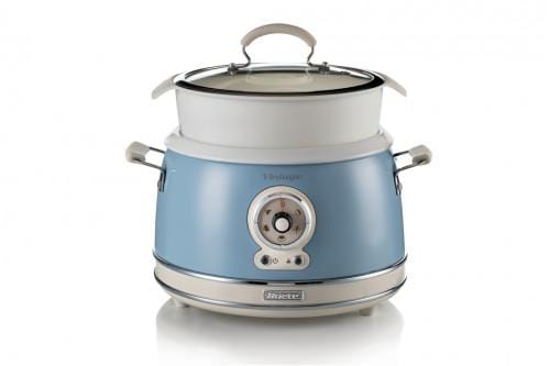 ARIETE VINTAGE MULTIPURPOSE RICE COOKER/SLOW COOKER 2904, BLUE