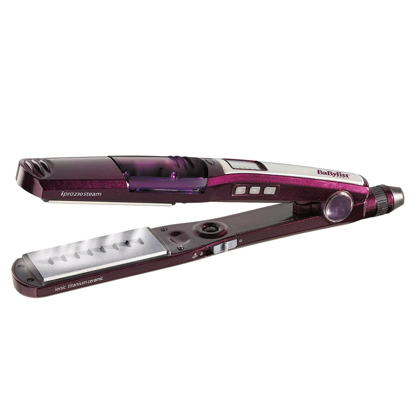 Babyliss Ipro 230 Steam Hair Straightener With Free Mini Travel Straightener - St396De