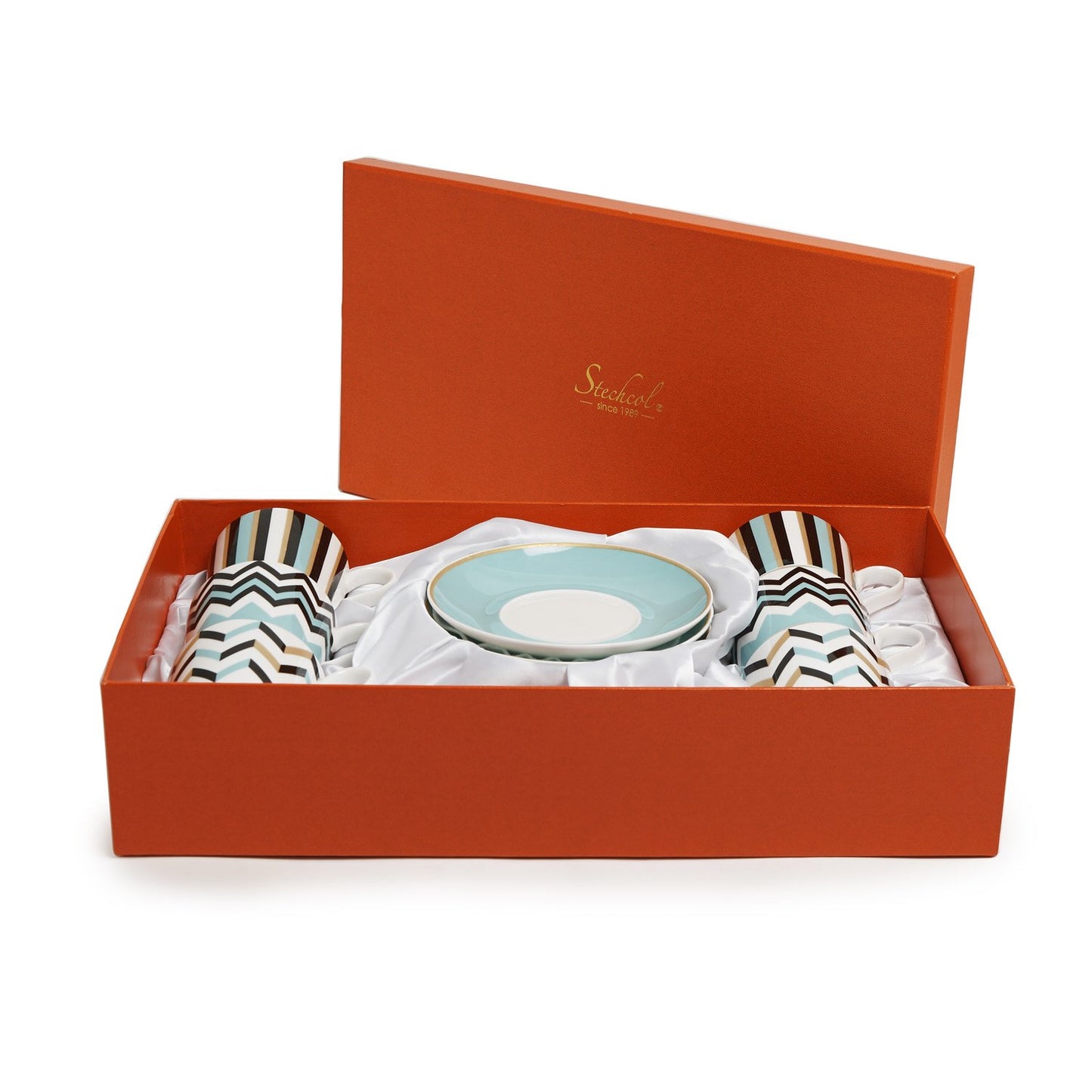Rona Fine Bone China 12Pc Coffee Cup & Saucer