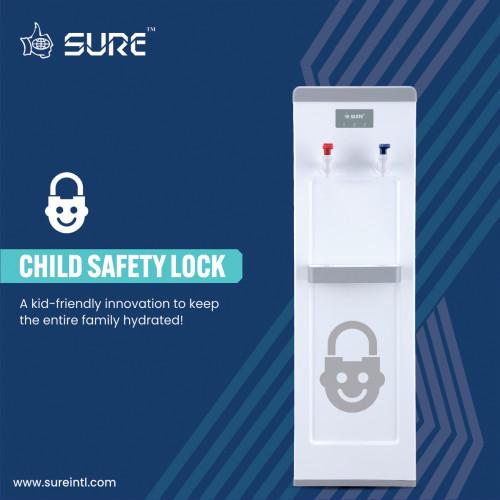 Sure Hot & Cold Top Loading Water Dispenser, White - Sf1800Wm