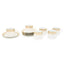 Dankotuwa Porcelain Catherina Tea Cup And Saucer Set - Gold - Cath-687/689
